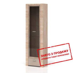 Вітрина Рафло Горіх Сальов/Сірий глянець REG1W1S/1...