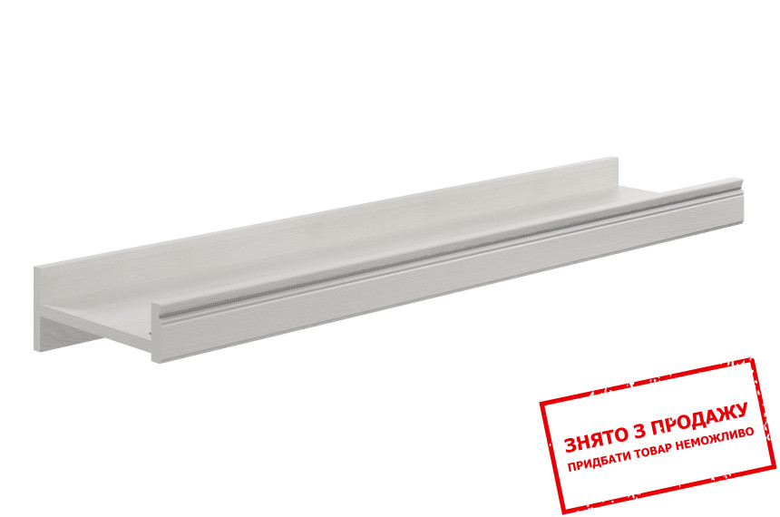 Полиця Вайт / White 120 Гербор Ясен сніжний/сосна срібна