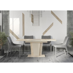 Стол раскладной Avalon Intarsio 140x85/180 Дуб кра...