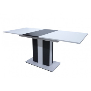 Стол раскладной Clasic Intarsio 140x80/180 Белый а...