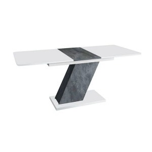 Стол раскладной Rio Intarsio 140x80/180 Белый аляс...