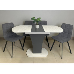 Стол раскладной Sheridan Intarsio 110x68/145 Шелко...