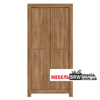 Шафа для одягу Герман / Gent SZF2D/20/10 БРВ 2-дверна Дуб стірлінг