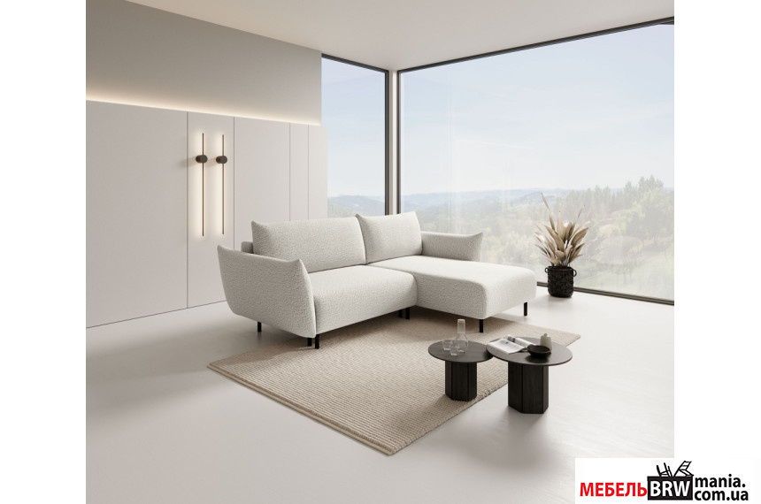 Диван кутовий розкладний АДЕЛЬ / ADEL на ніжках