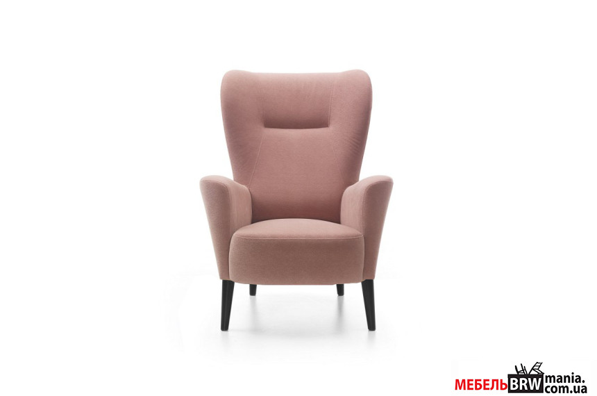 Кресло мягкое НЕКСТ / NEXT черные ножки