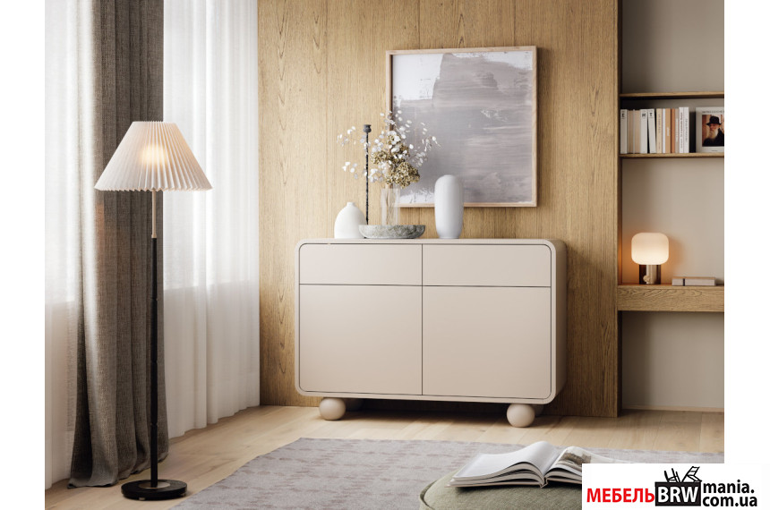 Комод Perfect Home Альбион / Albion KSZ108 2-дверный с 2 ящиками Кашемир