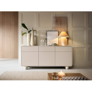 Комод Perfect Home Альбион / Albion KSZ160 3-дверный с 3 ящиками Кашемир