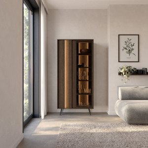 Витрина с подсветкой Perfect Home Амаро / Amaro 2D...