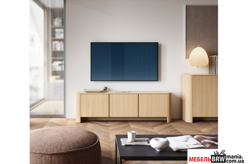 Тумба под ТВ Perfect Home Бари / Bari RTV168 3-дверная Дуб виченца