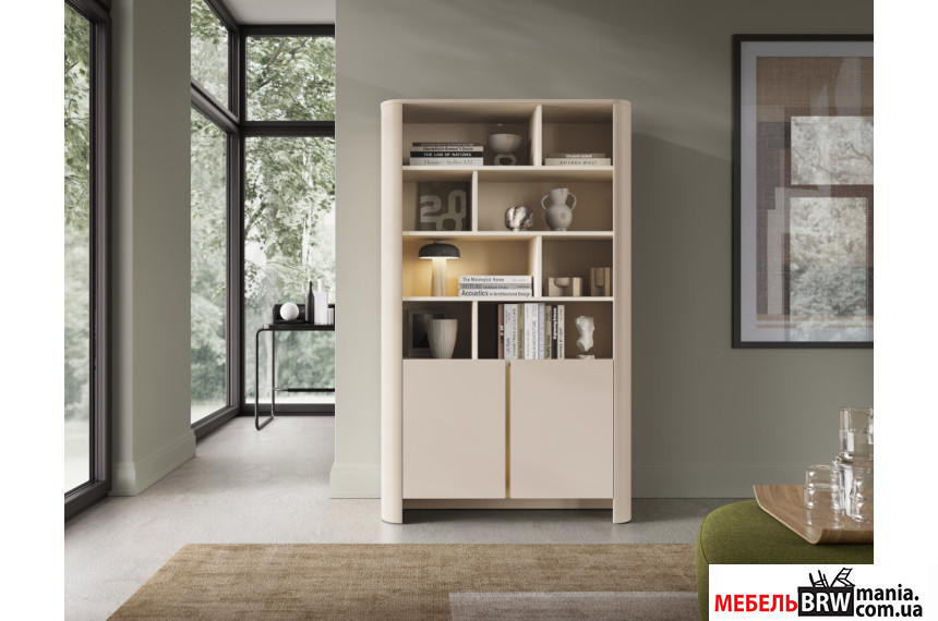Стеллаж Perfect Home Бари / Bari RG103 2-дверный Кашемир