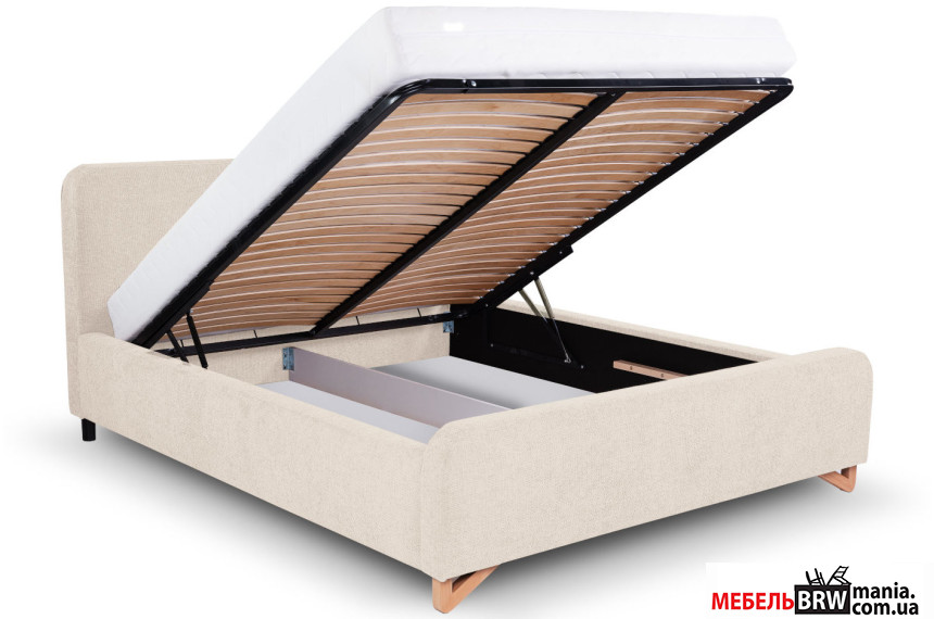 Ліжко (з підйомним механізмом) Фламінго / Flamingo 160x200 Perfect Home з м'яким ізголів'ям двоспальне