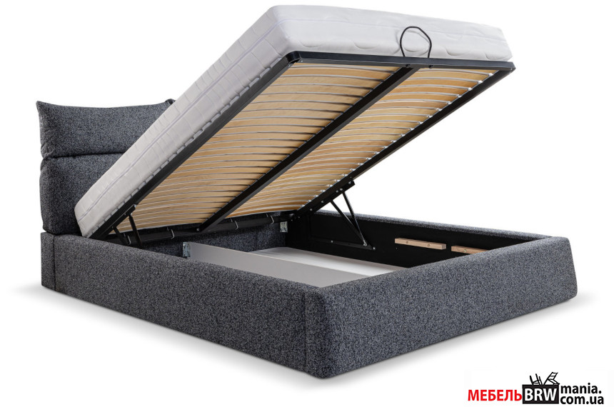 Кровать (с подъемным механизмом) Малибу / Malibu 180x200 Perfect Home с мягким изголовьем двухспальная