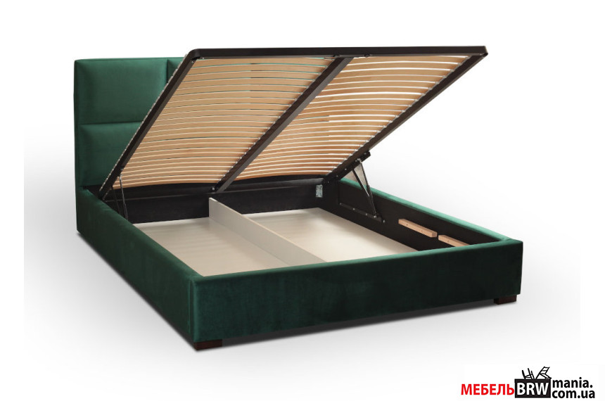 Ліжко (з підйомним механізмом) Отто / Otto 160x200 Perfect Home з м'яким ізголів'ям двоспальне