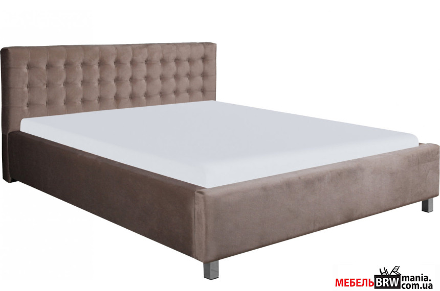 Ліжко (з основою під матрац) V / V 160x200 Perfect Home з м'яким ізголів'ям двоспальне