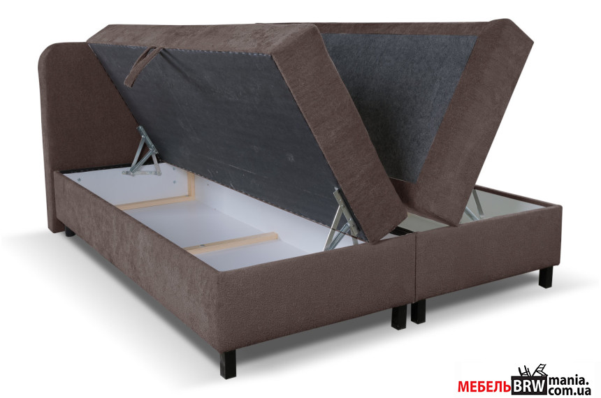 Кровать (с двойным подъемным механизмом и матрасом) Вива Покет / Viva Pocket 160x200 Perfect Home с мягким изголовьем двухспальная