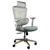 Кресло офисное/компьютерное эргономичное премиум HQOC-13AM-G Perfect Home Серый