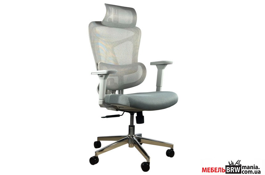 Кресло офисное/компьютерное эргономичное премиум HQOC-13AM-G Perfect Home Серый