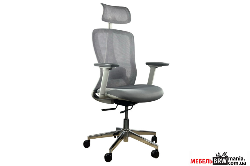 Кресло офисное/компьютерное эргономичное премиум HQOC-23A-G Perfect Home Серый