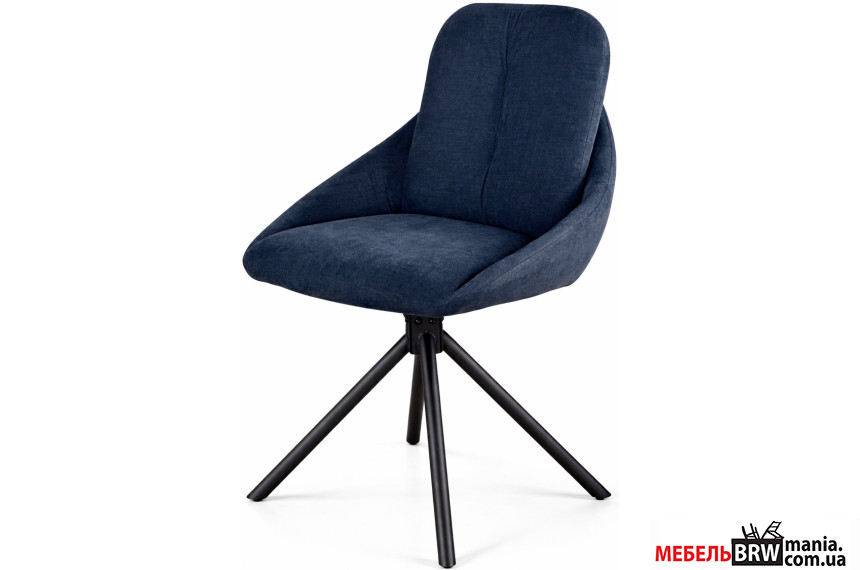 Стул/кресло для туалетного столика поворотное на 180 с автовозвратом ISLA Perfect Home Черный Davis Wind 99