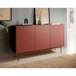 Комод Perfect Home Колор / Color K144 3-дверный Керамик ред