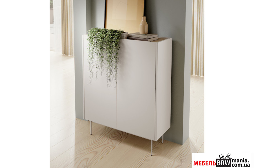 Комод высокий Perfect Home Колор / Color KD97 2-дверный Кашемир