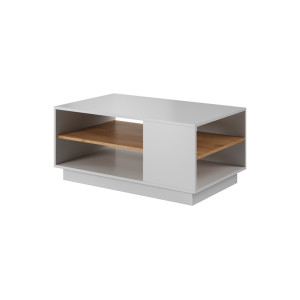 Стол журнальный Perfect Home 3Д / 3D 100 Белый/дуб...