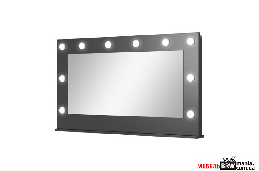 Зеркало с подсветкой Perfect Home Ада / Ada Антрацит