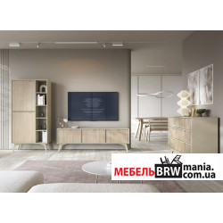 Модульная гостиная Forest Беж песочный/ель сканди Perfect Home
