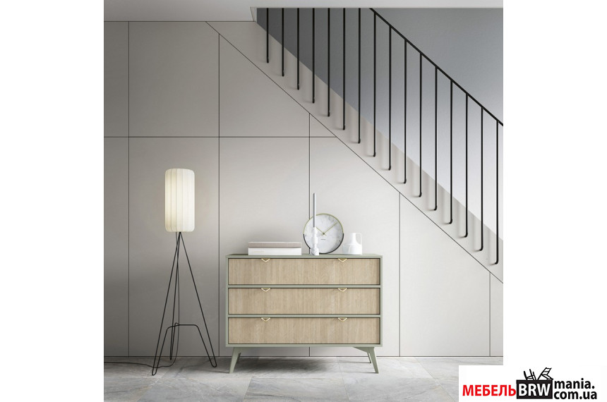 Комод Perfect Home Форест / Forest KSZ106 с 3 ящиками Эвкалипт/ель сканди