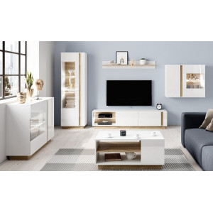 Стенка в гостиную Perfect Home Арко / Arco A Белый...