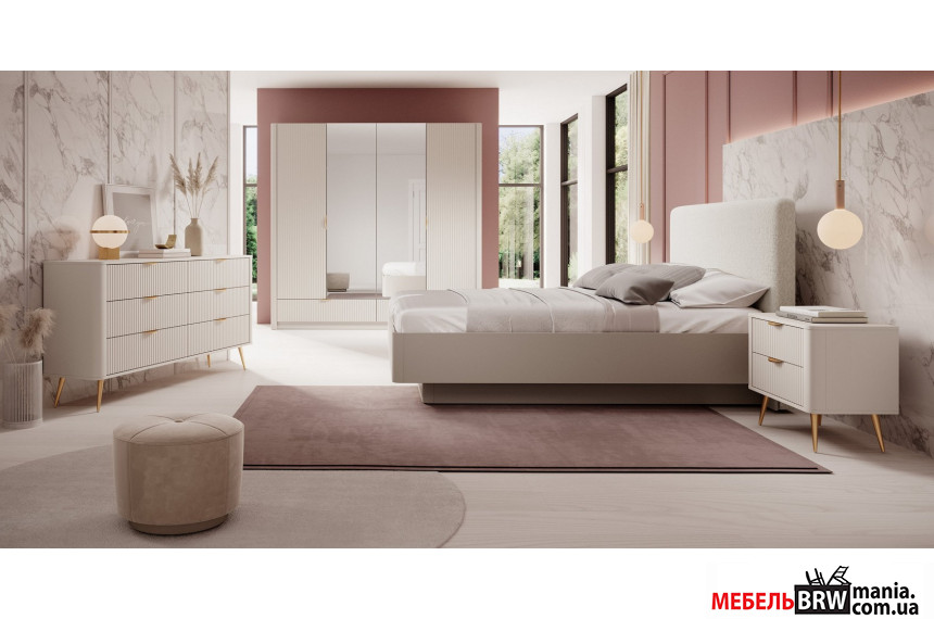 Набор мебели в спальню Perfect Home Ланте / Lante Беж