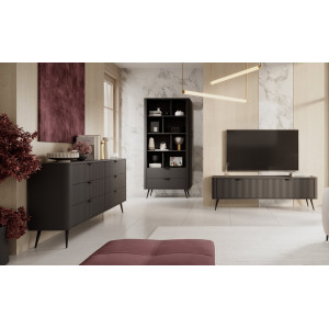 Стенка в гостиную Perfect Home Ланте / Lante A Чер...