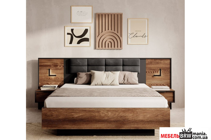 Набор мебели в спальню Perfect Home Милтон / Milton C Каштан/антрацит