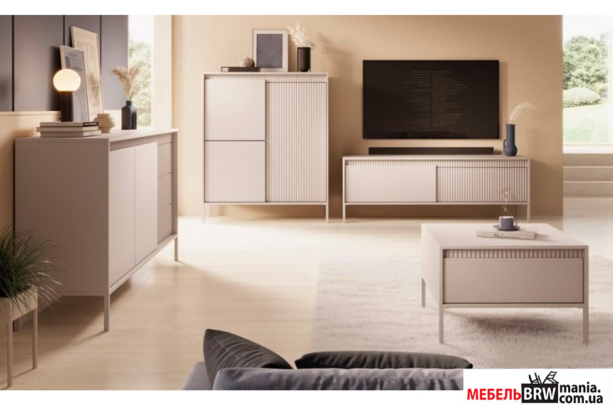 Стінка у вітальню Perfect Home Сенсо / Senso A Беж