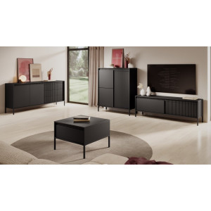 Стенка в гостиную Perfect Home Сенсо / Senso C Чер...