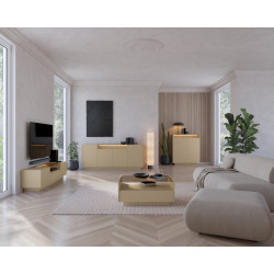Модульная гостиная Hiro Какао/дуб кремона Perfect Home