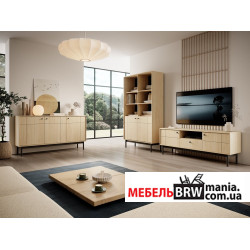 Модульная гостиная Japandi дуб линеа Perfect Home
