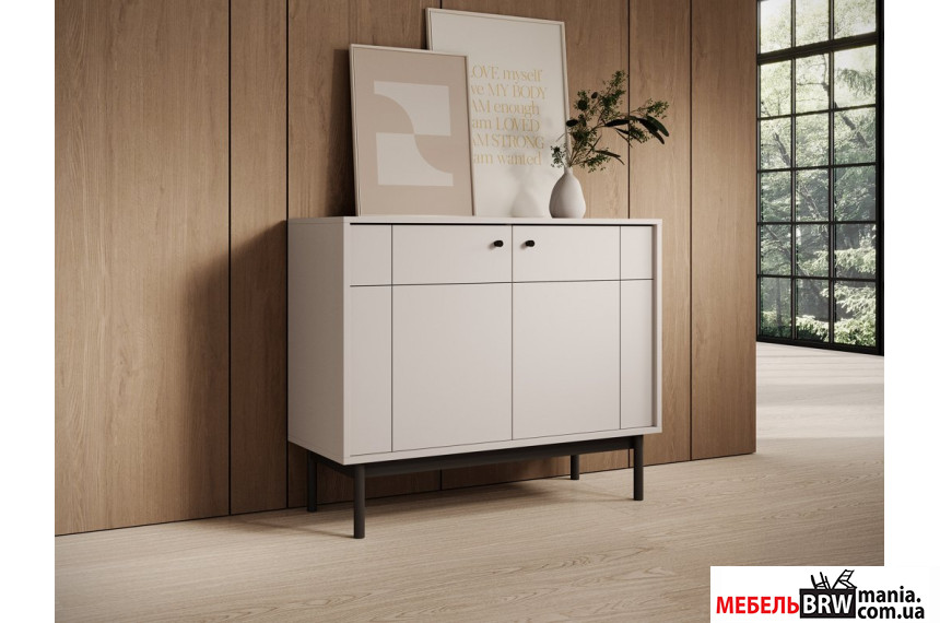 Комод Perfect Home Джапанди / Japandi K104 2-дверный Кашемир