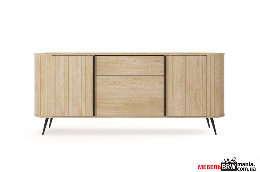 Комод Perfect Home Лови / Lovi 2D3S/196 2-дверный с 3 ящиками Дуб кремона