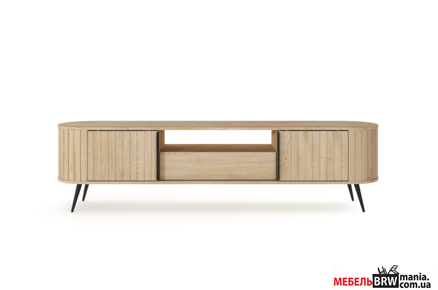 Тумба под ТВ Perfect Home Лови / Lovi 2D1S/196 2-дверная с 1 ящиком Дуб кремона