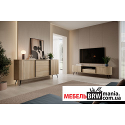 Модульная гостиная Lovi Дуб кремона Perfect Home