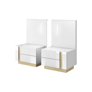 Тумби приліжкові 2 шт. Perfect Home Арко / Arco 2S...
