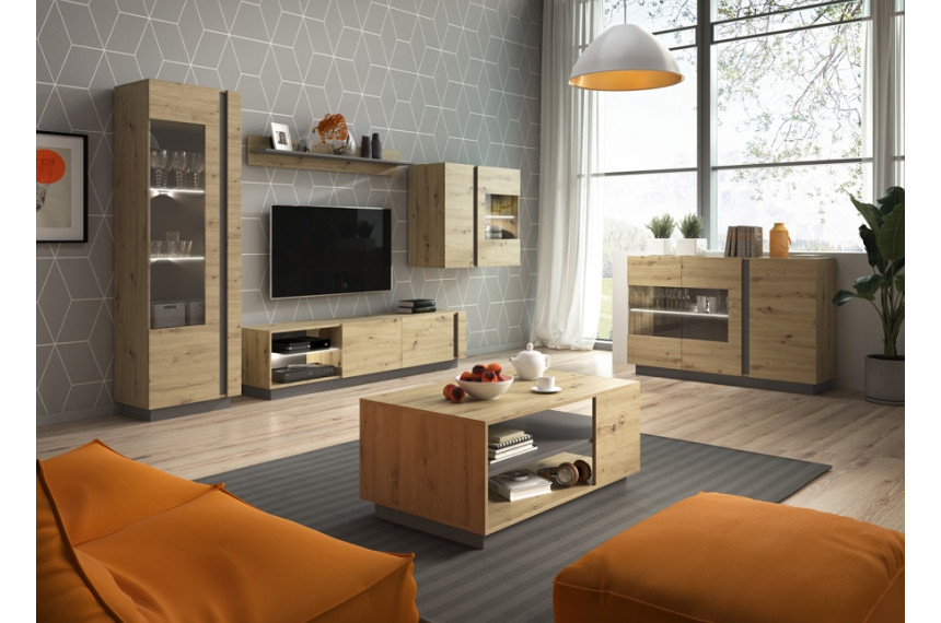 Система Arco дуб артизан/графит Perfect Home