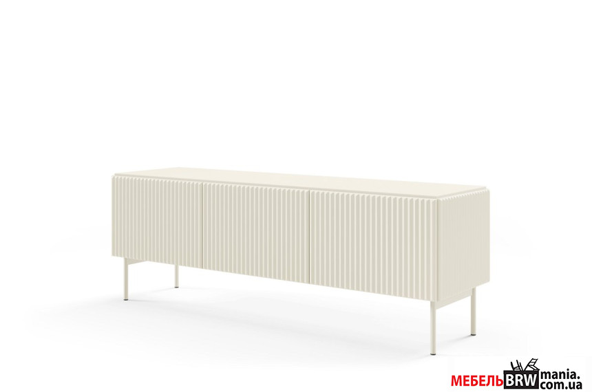 Тумба под ТВ Perfect Home Мути / Muti 3D/147 3-дверная Кашемир