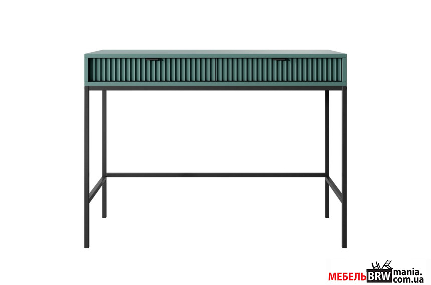 Стол туалетный Perfect Home Нова / Nova T104 с 2 ящиками и черными ножками Лабрадор