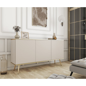 Комод Perfect Home Оро / Oro K160 3-дверний з золо...