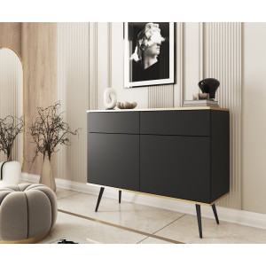 Комод Perfect Home Оро / Oro KSZ107 2-дверный с 2 ...