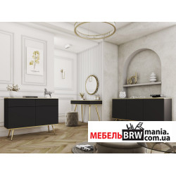 Модульная гостиная Oro Черный Perfect Home