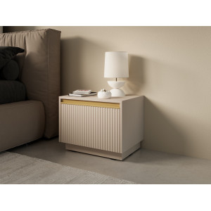 Тумба прикроватная Perfect Home Роял / Royal S54 с...