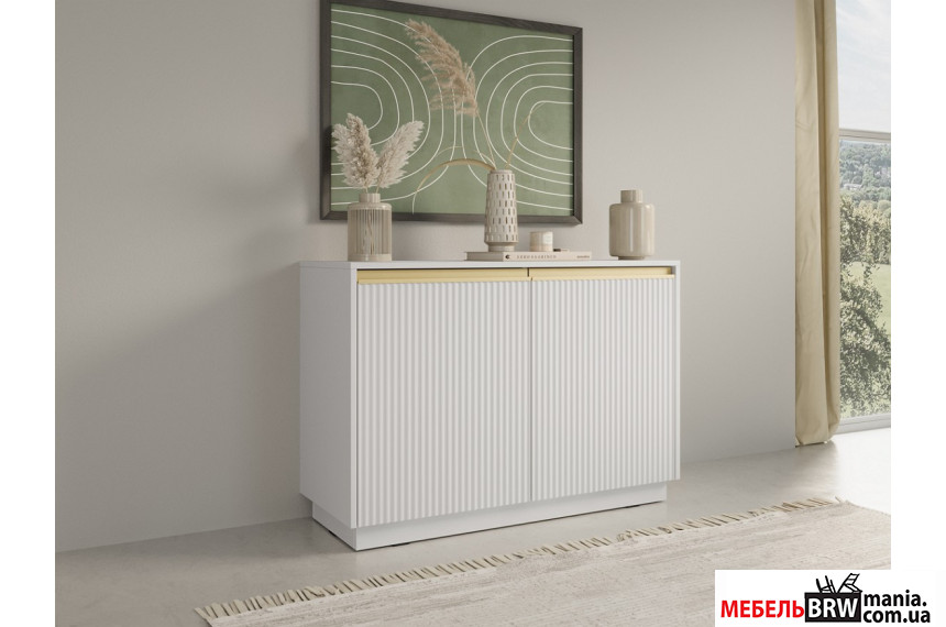 Комод Perfect Home Роял / Royal K104 2-дверный Белый